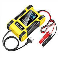 Імпульсний зарядний пристрій Foxsur FBC122412D-Y Yellow 12V12А 24V6А з дисплеєм 3 шт., фото 4