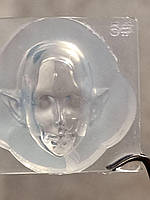 Сіліконовий молд для полімерної глини. Лялькове личко. Обличчя №5/1 Розмір 32*36*28 мм