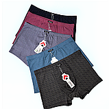 Чоловічі труси боксери Taso бавовна+бамбук 1 шт Розмір  2XL 3XL 4XL, фото 3