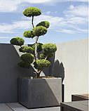 Вазон вуличний серія "Квадрат" для квітів та дерев, для вулиці, саду, дачі та тераси кашпо з бетону, фото 10