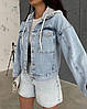 Жіноча джинсова куртка, фото 3
