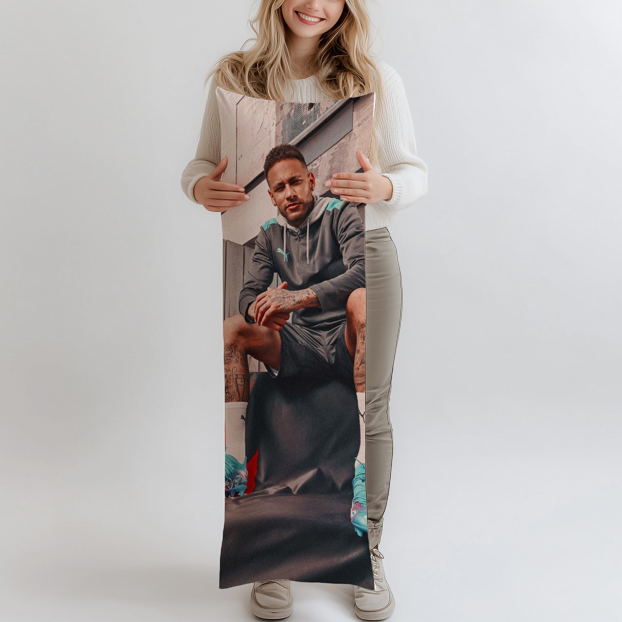 Дакімакура, Неймар, (подушка обіймашка) 120*40 см