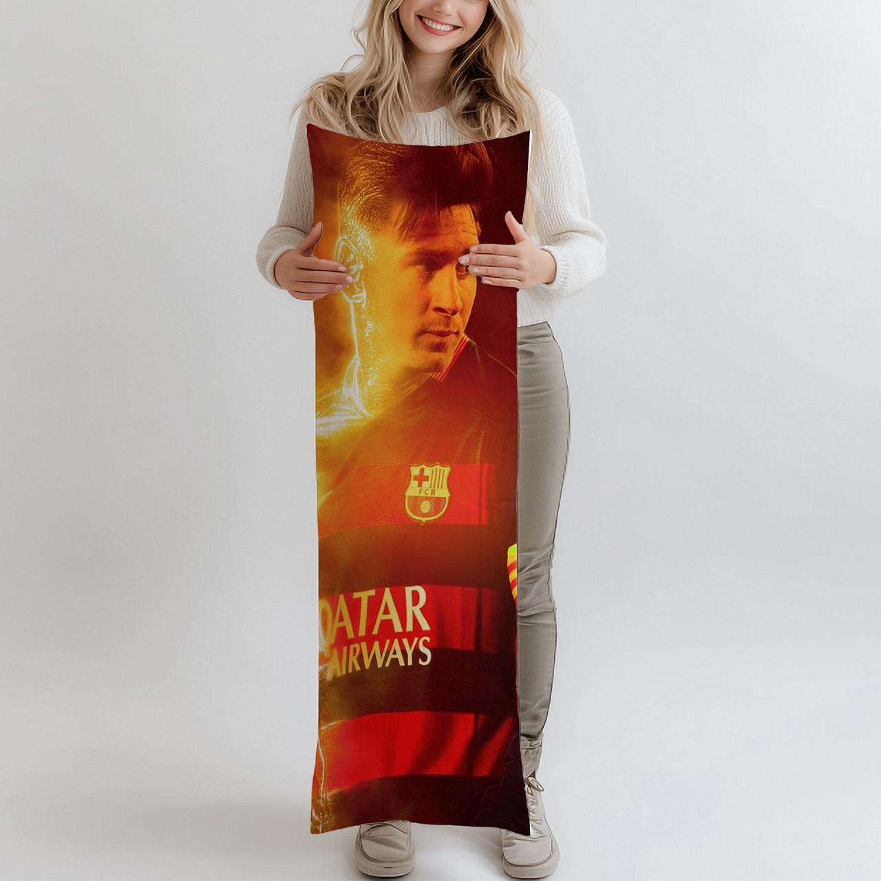 Дакімакура, Мессі, (подушка обіймашка) 120*40 см