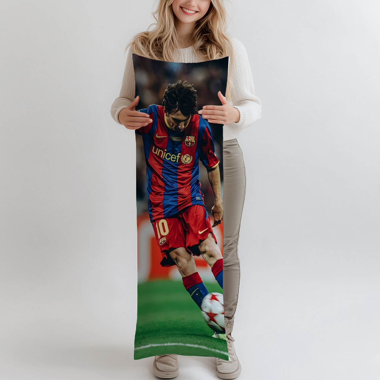 Дакімакура, Мессі, (подушка обіймашка) 120*40 см, фото 1