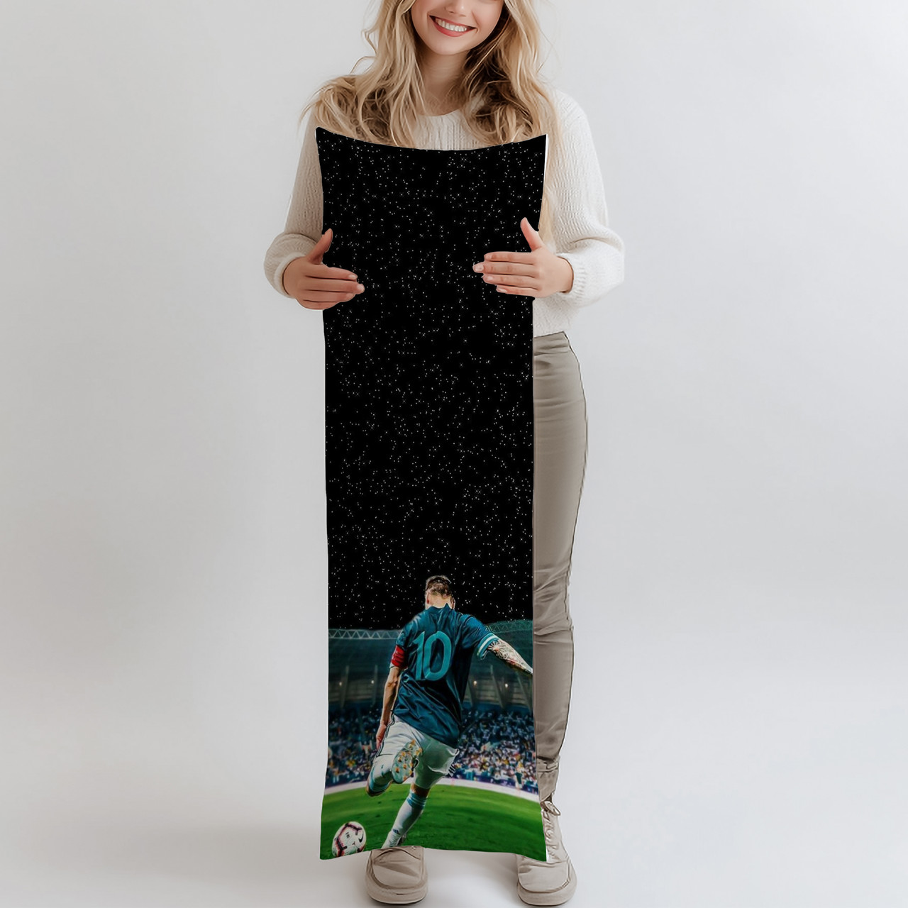 Дакімакура, Мессі, (подушка обіймашка) 120*40 см