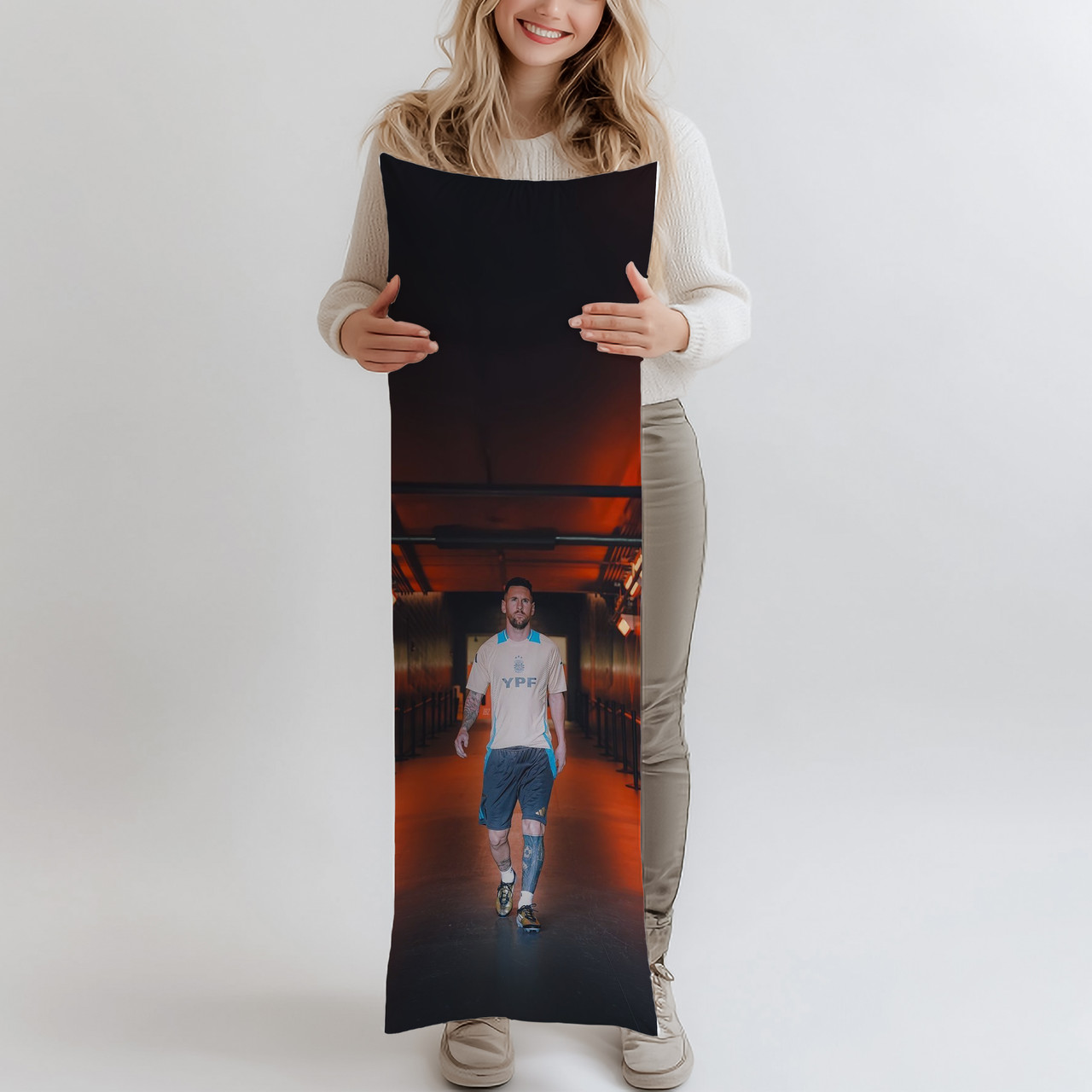 Дакімакура, Мессі, (подушка обіймашка) 120*40 см