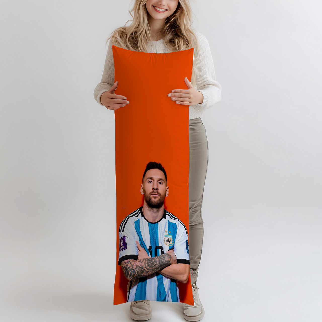 Дакімакура, Мессі, (подушка обіймашка) 120*40 см