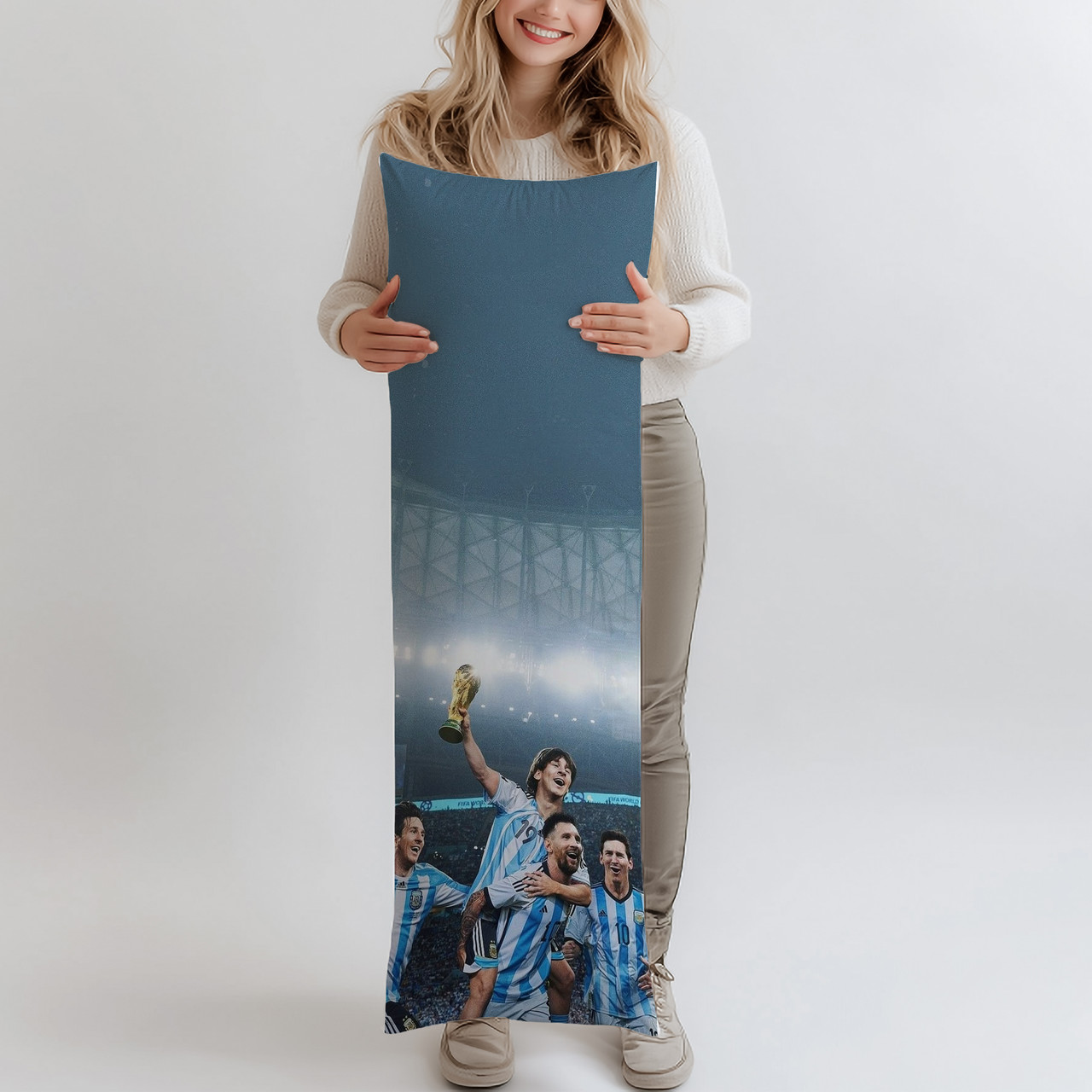 Дакімакура, Мессі, (подушка обіймашка) 120*40 см