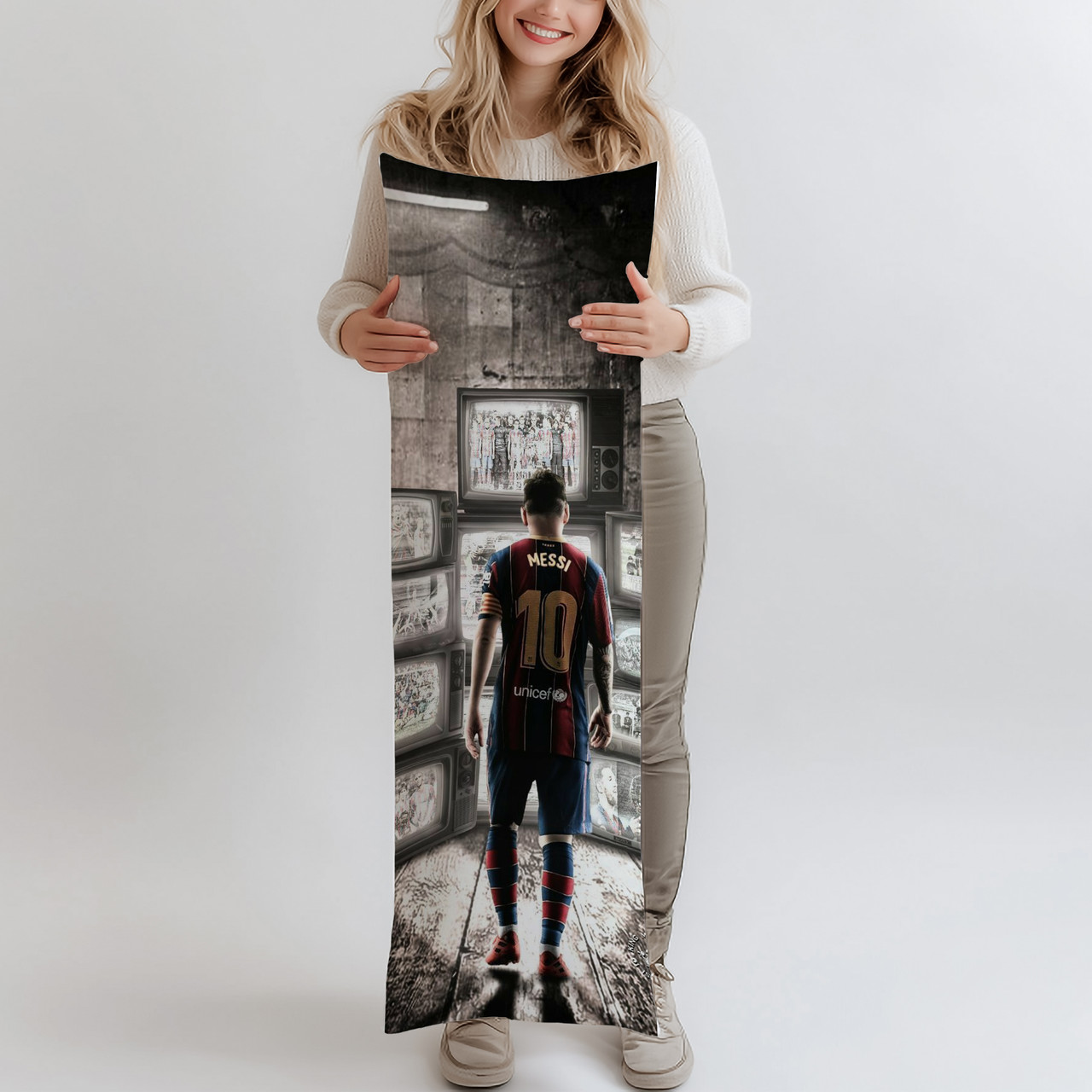 Дакімакура, Мессі, (подушка обіймашка) 120*40 см