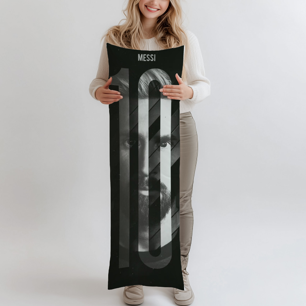 Дакімакура, Мессі, (подушка обіймашка) 120*40 см
