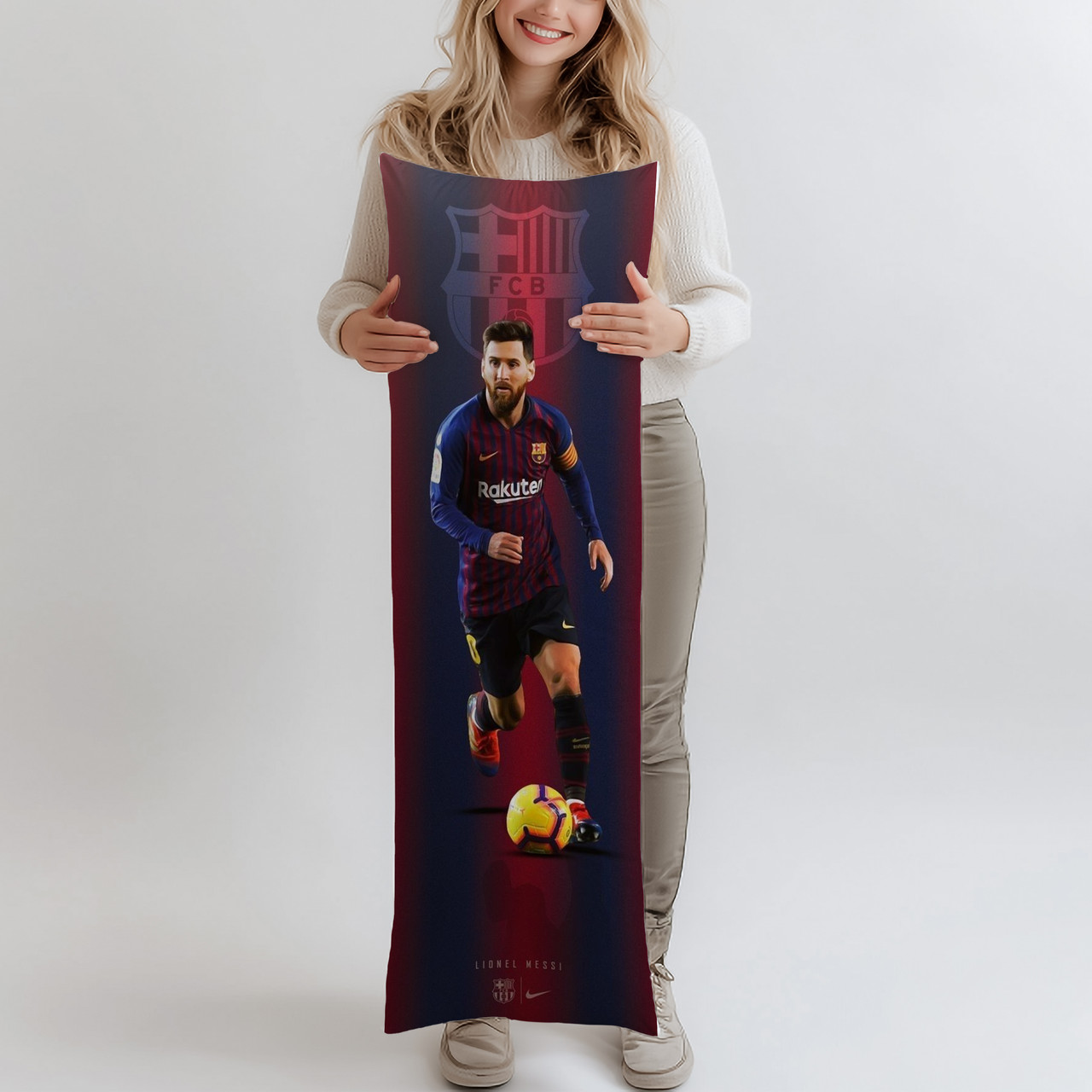 Дакімакура, Мессі, (подушка обіймашка) 120*40 см