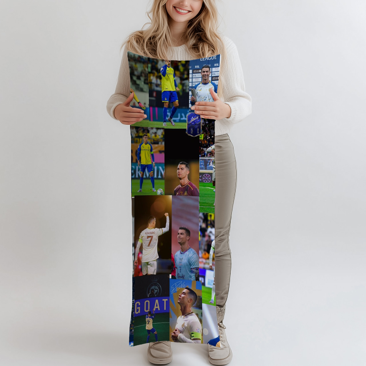 Дакімакура, Cristiano Ronaldo, (подушка обіймашка) 120*40 см