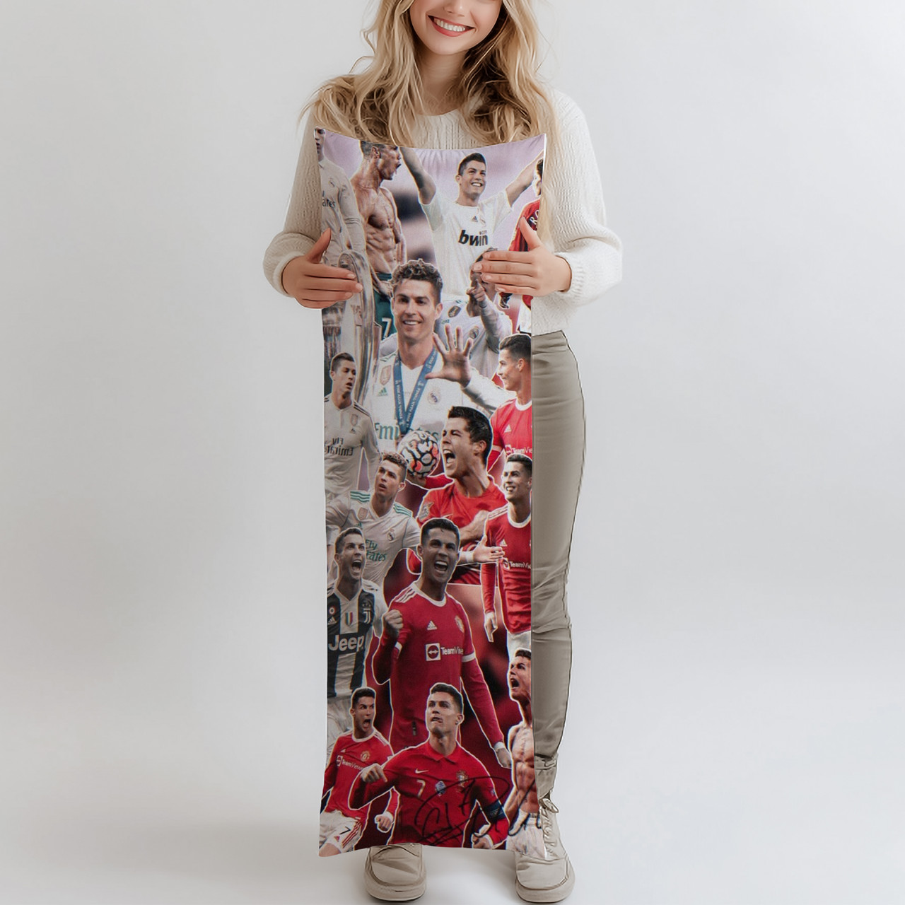 Дакімакура, Cristiano Ronaldo, (подушка обіймашка) 120*40 см
