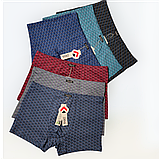 Чоловічі труси боксери Taso бавовна+бамбук 1 шт Розмір  XL 4XL, фото 3