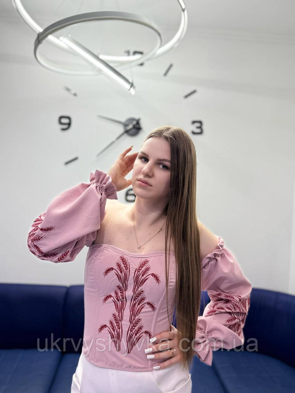 Корсет жіночий "Краса" рожевий