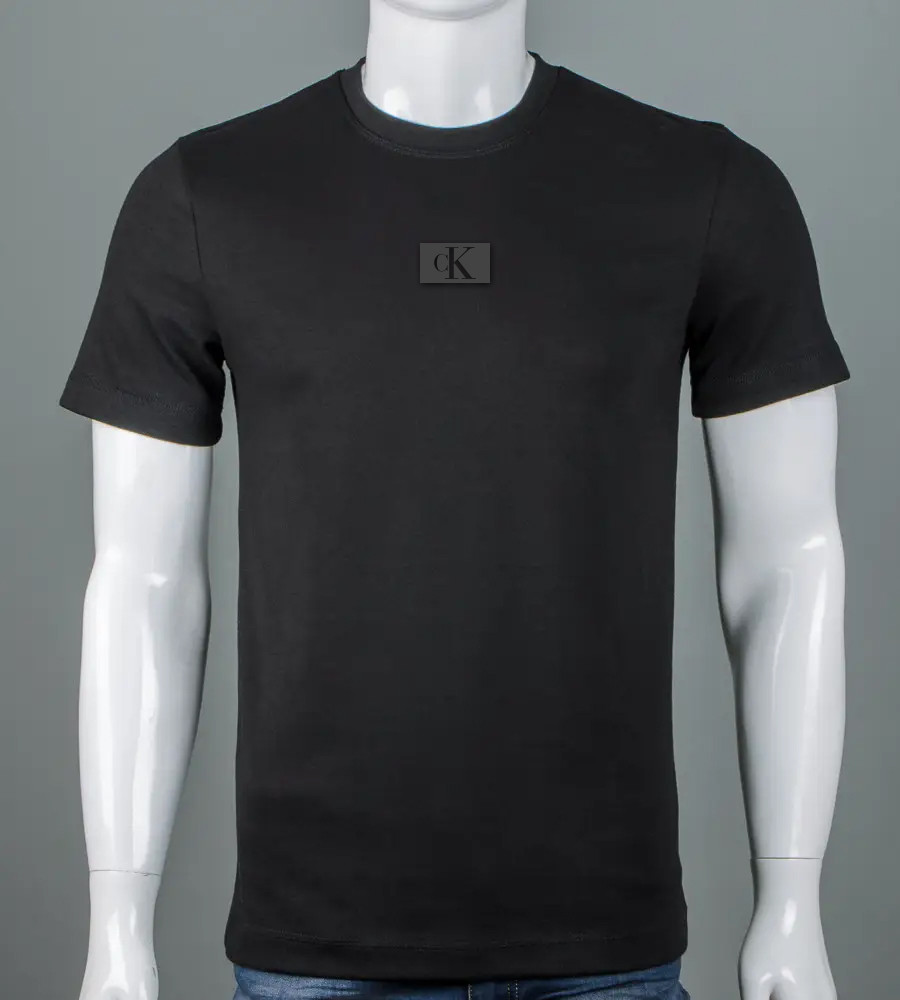 Футболка вільний крій Calvin Klein 6505м (Уп.4шт M-XXL), Чорний
