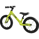 Дитячий біговел велобіг на сталевій рамі 14 дюймів Corso D-2215-45 надувні колеса Зелений, фото 4