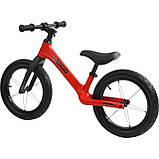 Дитячий біговел велобіг на нейлоновій рамі Corso Indigo D-7041-14 надувні колеса 14 дюймів Червоний, фото 3