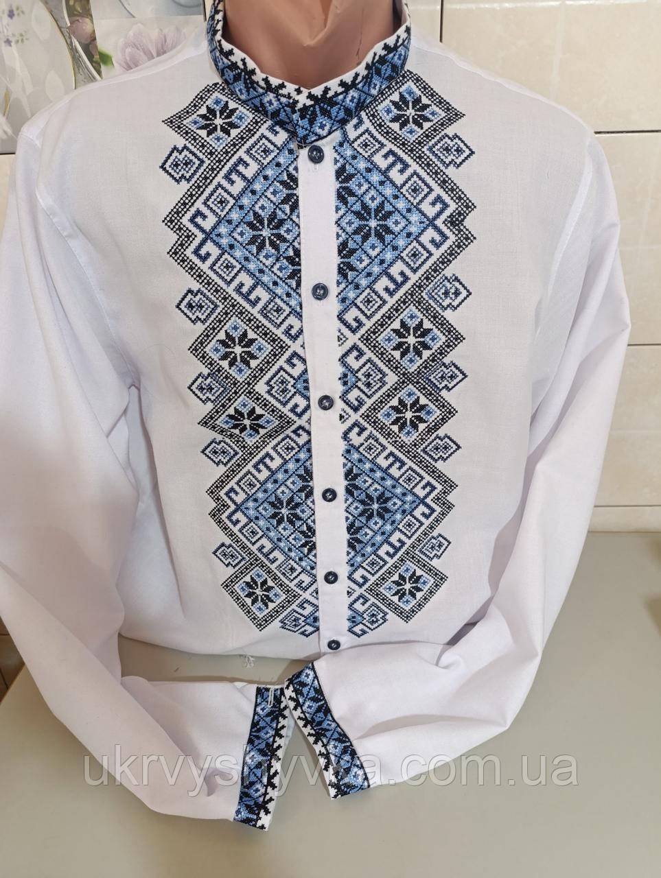 Чоловіча вишита сорочка "Житомирська", фото 1