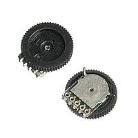 10K 5pin d=16mm круговий, горизонтальний, стерео