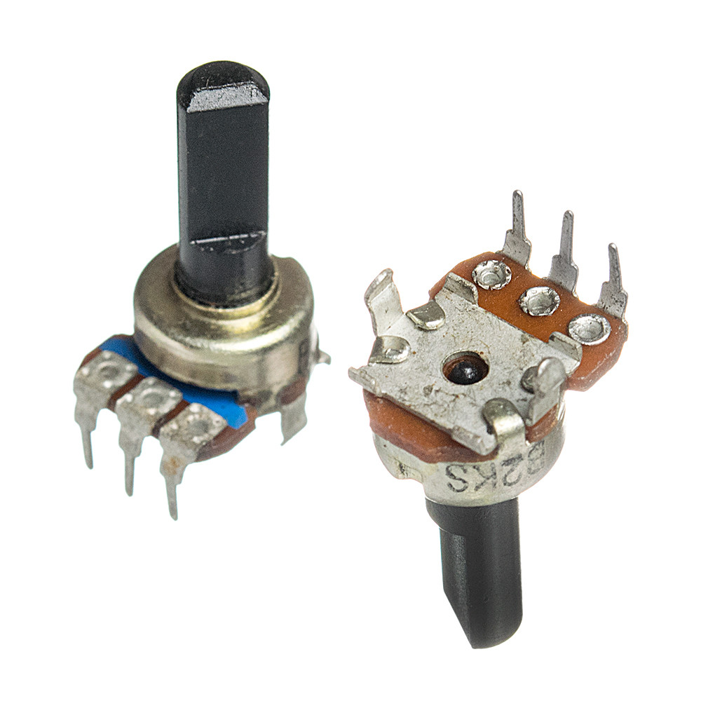 2K B 3pin вертикальний, крок 4 мм, ручка 15 мм