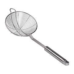 Шумівка з нержавіючої сталі Ø 16 см для фритюру з довгою ручкою Lugi