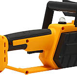 Акумуляторна ланцюгова пила в кейсі 12 inch Electric SAW YELLOW 21V Li-Ion 2 шт. акумулятора, фото 7