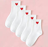 Набір жіночих шкарпеток, короткі шкарпетки жіночі 35-38 розмір 5 пар, фото 5