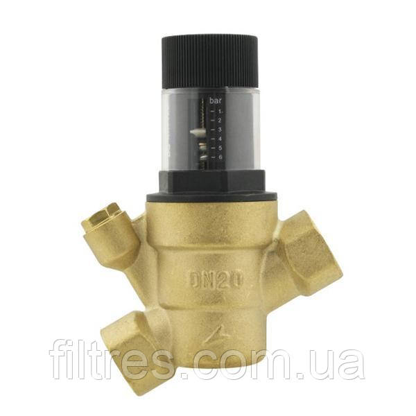 Редуктор тиску Raftec Ø 3/4" (зі шкалою та сітчастим фільтром), фото 1