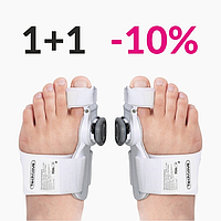 Набір із 2 регульованих вальгусних шин із бандажем для лікування халюс вальгус