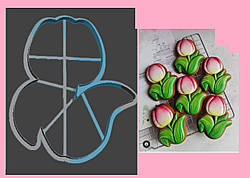 Пластикова вирубка "Тюльпан №10"