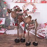 Декоративна іграшка Різдвяний олень Springos з телескопічними ніжками (125 см), фото 8