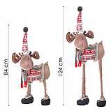 Декоративна іграшка Різдвяний олень Springos з телескопічними ніжками (125 см), фото 10