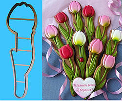 Пластикова вирубка "Тюльпан №9"