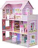 Дерев'яний ляльковий будинок з LED підсвічуванням (3892), фото 2