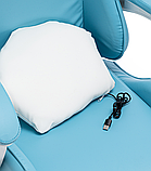 Дитяче геймерське крісло G893 з подушками та підставкою для ніг, Синє, фото 8