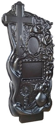 Форма для стели пам'ятника №38 Розміри: 1150х550х60 мм мм; пластикові форми для пам'ятників