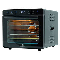 Професійний дегідратор Tekhniko DH-06D-BK (6 лотків) – металева сушарка для фруктів, овочів, грибів, ягід, м'яса, риби та пастили