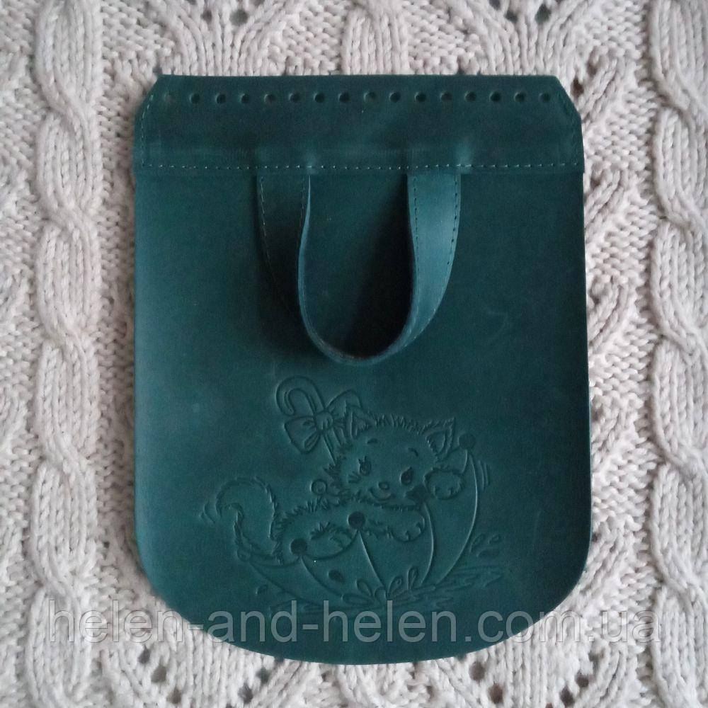 Клапан для рюкзака "Парасолька". Колір Морська хвиля, фото 1