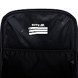 Рюкзак шкільний каркасний Kite Education Hot Wheels Skate 38x29x15 см, 16 л, 130-145 см, чорний, фото 7