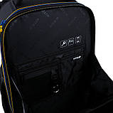 Рюкзак шкільний каркасний Kite Education Hot Wheels Skate 38x29x15 см, 16 л, 130-145 см, чорний, фото 5