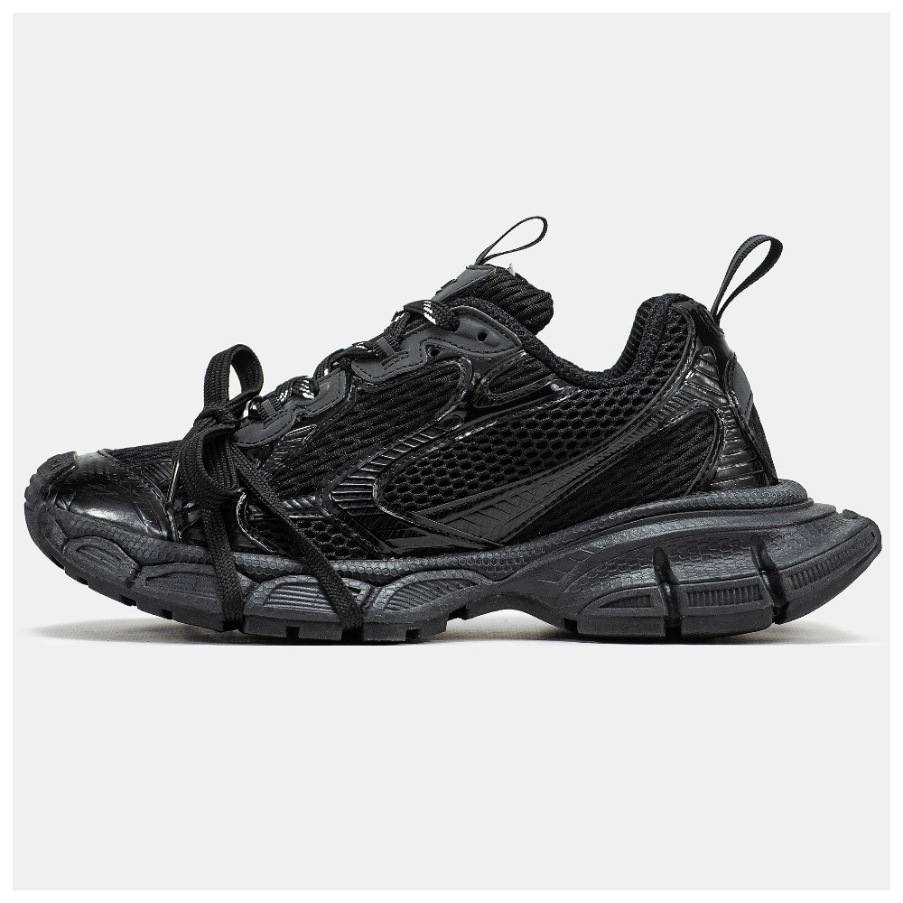 Чоловічі / жіночі кросівки Balenciaga 3XL Triple Black, чорні кросівки баленсіага 3ХЛ баленсіяга