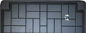 Форма протиусадкової плити під пам'ятник №1.1. Розміри 1300х500х50мм