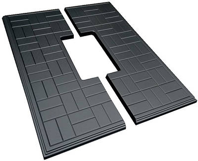 Форма протиусадкової плити під пам'ятник №11. Розміри 1600х625х50мм, виріз 600х150мм