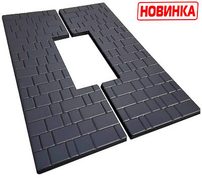 Форма протиусадкової плити під пам'ятник №8. Розміри 1950х650х50мм, виріз 790х170мм