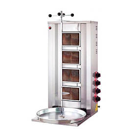 Апарат для шаурми 4 конф Silver 2162 LPG