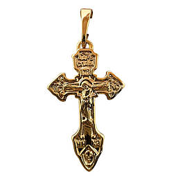 Хрестик ксюпінг. 23х15 мм. 18 к