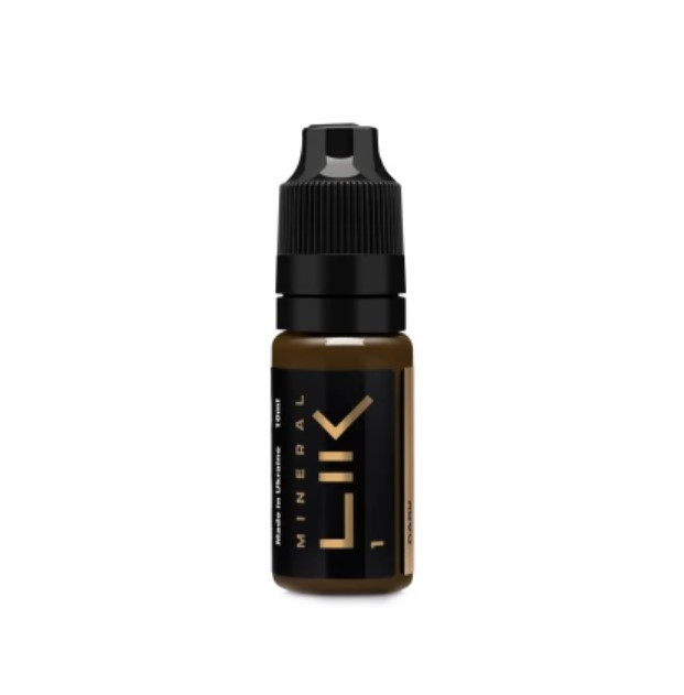 Пігмент Lik Mineral 1 Dark для перманентного макіяжу 10 мл