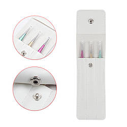 Чохол для 3-х пінцетів, білий