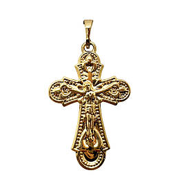 Хрестик ксюпінг. 27х18 мм. 18 к